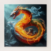 Elemental Snake: vuur en water puzzel (Verticaal)