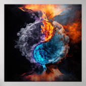 Elemental Yin Yang Poster (Voorkant)