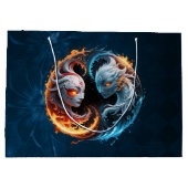 Elementale harmonie, yin en yang van de natuur. groot cadeauzakje (Achterkant)