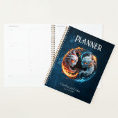 Elementale harmonie, yin en yang van de natuur. planner (Display)