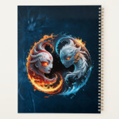 Elementale harmonie, yin en yang van de natuur. planner (Achterkant)