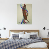 Elementals Feather Canvas Afdruk (Insitu (Slaapkamer))