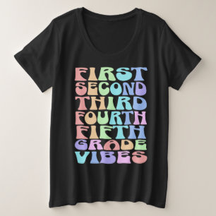 Elementary Grade Vibes Teacher Shirt - Eerste dag