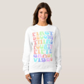 Elementary Grade Vibes Teacher Shirt - Eerste dag (Voorkant volledig)