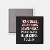 Elementary Graduation Gift Middle Schback to s Magneet (Voorkant / Achterkant)