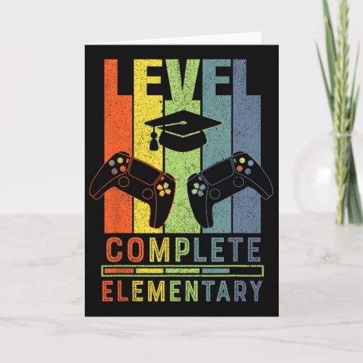 Elementary Level Complete Graduation Cl 2025 Gamer Kaart (Voorkant)