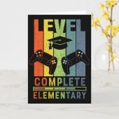 Elementary Level Complete Graduation Cl 2025 Gamer Kaart (Gele Bloem)