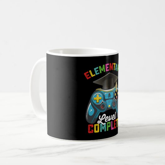 Elementary Level, een complete gamer voor Afstuder Koffiemok (Voorkant links)