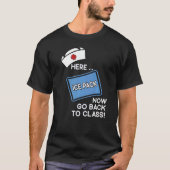 Elementary Nurses Ice Pack Back To Class School Nu T-shirt (Voorkant)