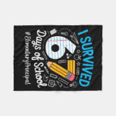 Elementary Principal Survived 67 Days Of School Hu Fleece Deken (Voorkant (Horizontaal))