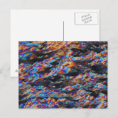 Elementen/aluminium onder de microscoop briefkaart (Voorkant / Achterkant)