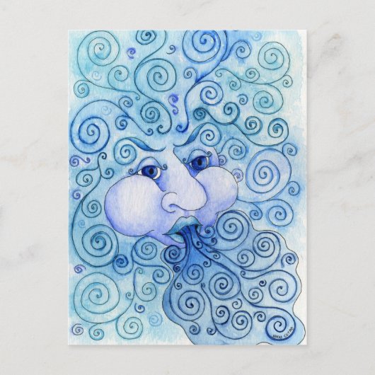 Elementen - Briefkaart in de lucht (Voorkant)