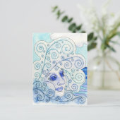 Elementen - Briefkaart van water (Staand voorkant)