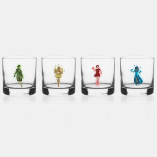 Elementen glas Set