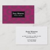 elementen (magenta) visitekaartje (Voorkant / Achterkant)