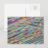 Elementen/magnesium onder de microscoop briefkaart (Voorkant / Achterkant)