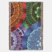 Elementen Mandalas Throw Blanket Deken (Voorkant Verticaal)