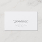 Elementen minimalistisch modern modern, modern zak afsprakenkaartje (Achterkant)