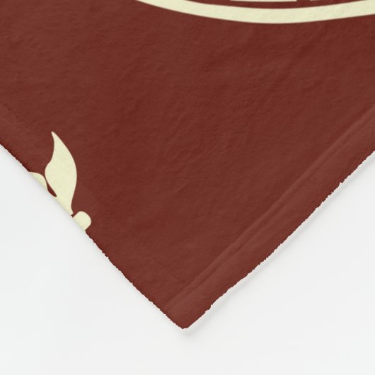  elementen op een donkere achtergrond fleece deken (Hoek)