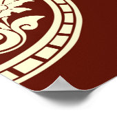  elementen op een donkere achtergrond poster (Hoek)