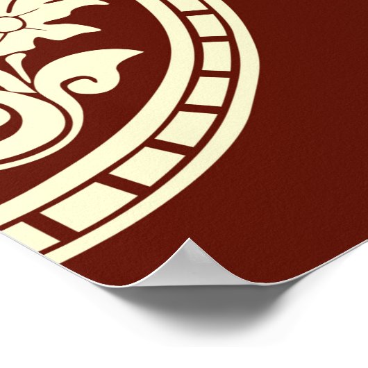  elementen op een donkere achtergrond poster (Hoek)