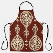  elementen op een donkere achtergrond schort (Voorkant)