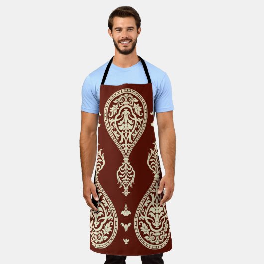 elementen op een donkere achtergrond schort (Gedragen)