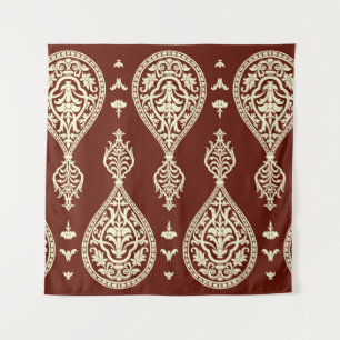  elementen op een donkere achtergrond wandkleed