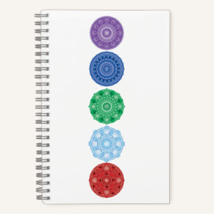 Elementen/Platonic Solids Mandala-laptop Notitieboek