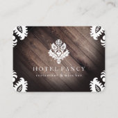  elementen / rustiek hout visitekaartje (Voorkant)