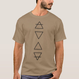 Elementen Symbolen lucht T-shirt