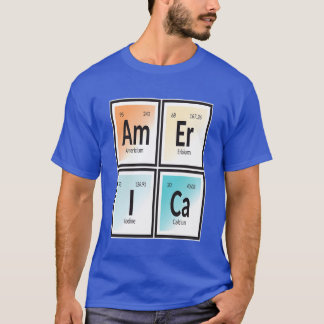 Elementen van Amerika meisje T-shirt