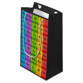 Elementen van de Periodic Table Gift Bag Klein Cadeauzakje (Voorkant Gekanteld)