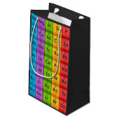 Elementen van de Periodic Table Gift Bag Klein Cadeauzakje (Achterkant Gekanteld)