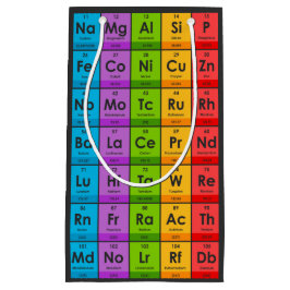 Elementen van de Periodic Table Gift Bag Klein Cadeauzakje
