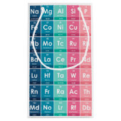 Elementen van de Periodic Table Pattern Gift Bag Klein Cadeauzakje (Achterkant)