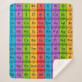 Elementen van de Periodic Table Sherpa Blanket Deken (Voorkant)