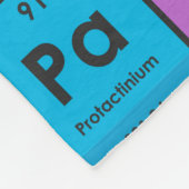 Elementen van de periodieke tabel fleece deken (Hoek)