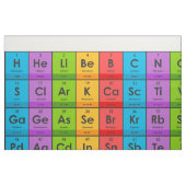 Elementen van de periodieke tabel stof (Fat Quarter)
