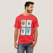 Elementen van Genoa City grappig T-shirt (Voorkant volledig)