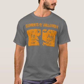 Elementen van Halloween cadeau T-shirt