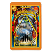 Elementen van het ontwerp van de Kaart Magneet (Verticaal)