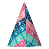 Elementen van het Periodieke Tabelpatroon Feesthoedjes (Achterkant)