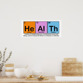 Elementen van het Poster van de gezondheid (Keuken)