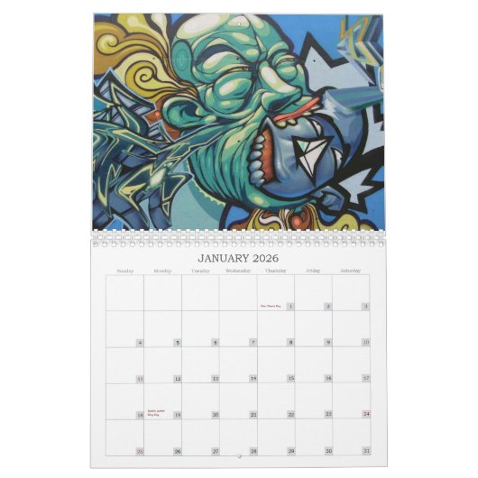 Elementen van Hip Hop Culture Kalender (Jan 2026)