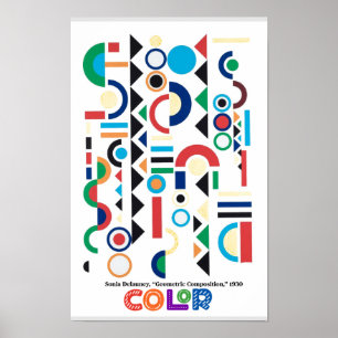Elementen van Kunst - Kleur, Sonia Delauney Poster