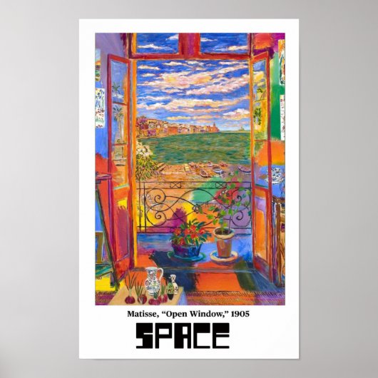 Elementen van Kunst - Ruimte door Matisse Poster (Voorkant)
