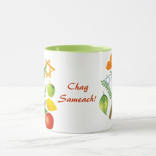 Elementen van Sukkot Mok (Midden)