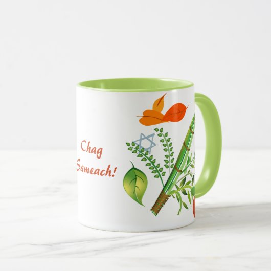 Elementen van Sukkot Mok (Voorkant rechts)