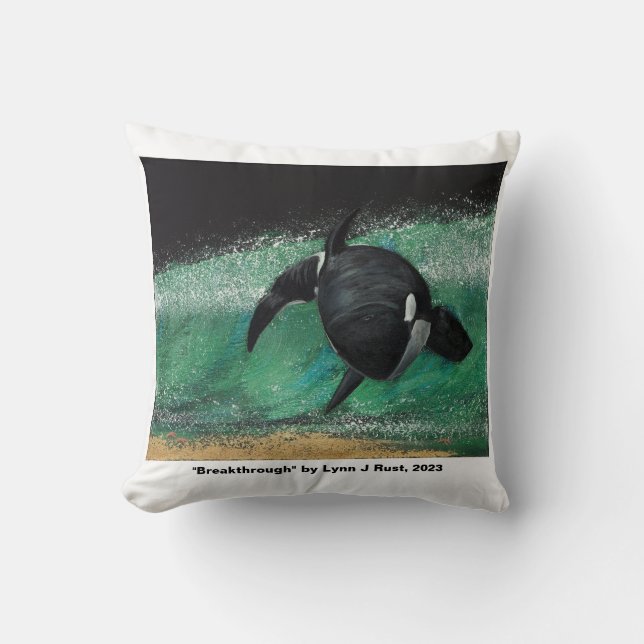 "Elementen van Verrassing" / "Doorbraak" kussen (Voorkant)